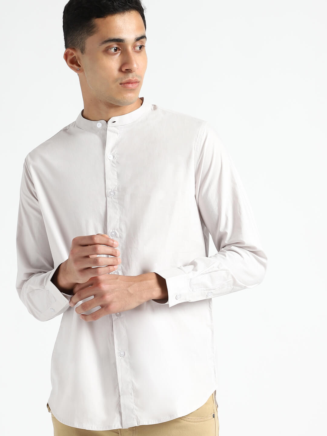 Organic Cotton & Naturally Dyed Mens Round Neck Shirt