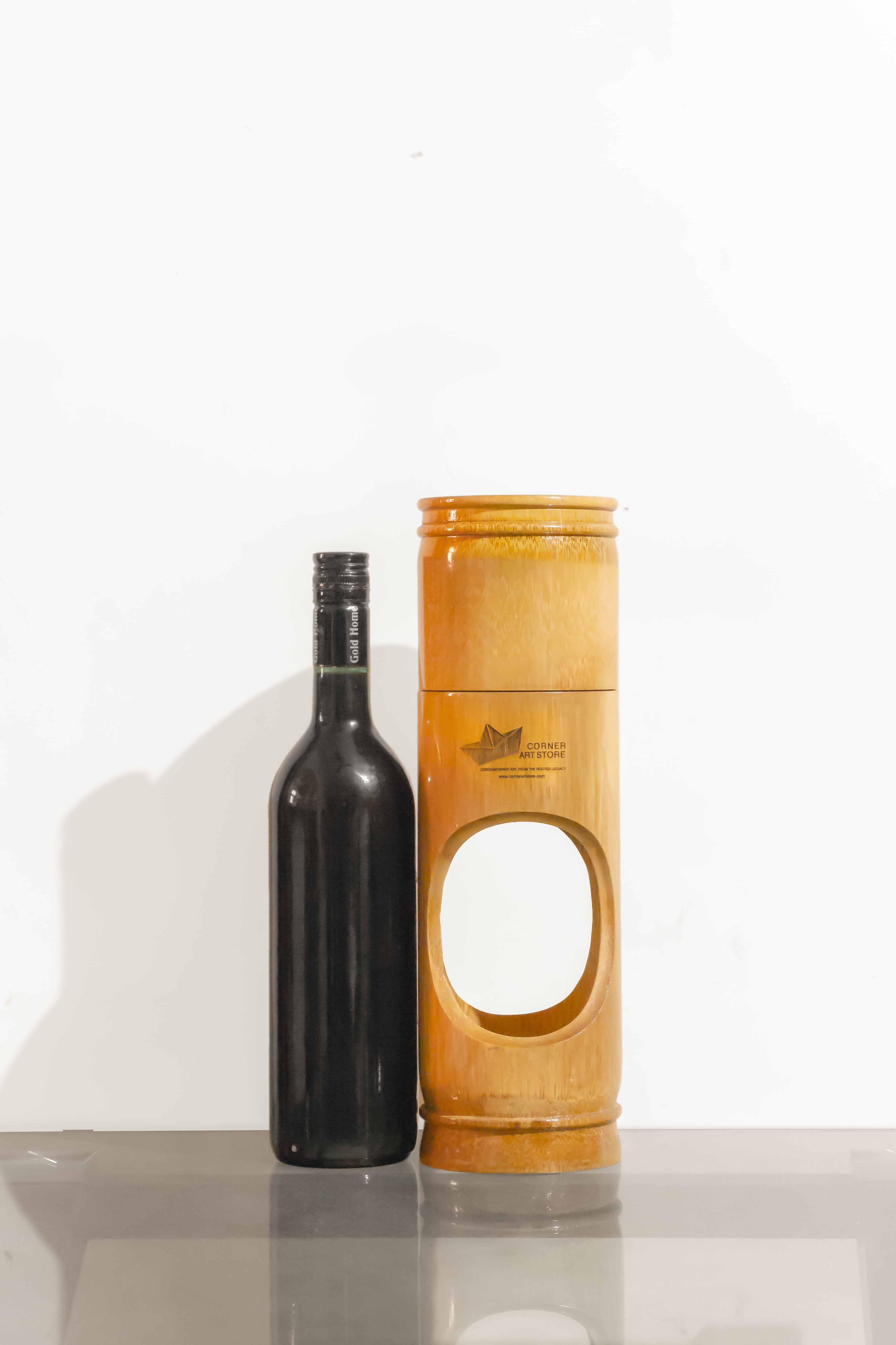 Bamboo wine case 