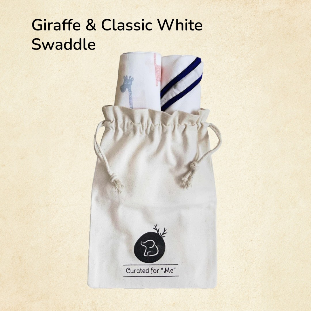 Organic Bamboo Baby Swaddle Set | Pack Of 2Organic Bamboo Baby Swaddle Set | Pack Of 2