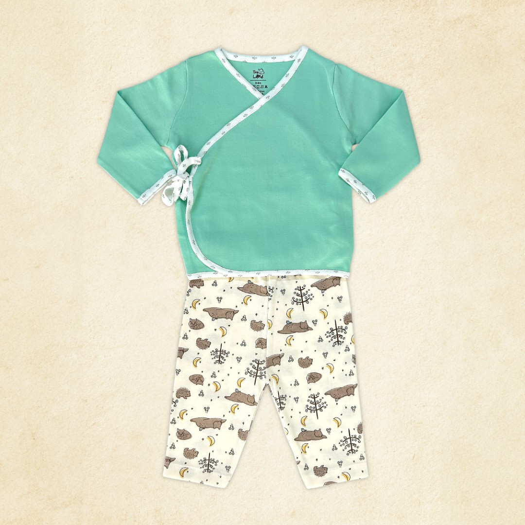 Minty Night Baby Clothing Set