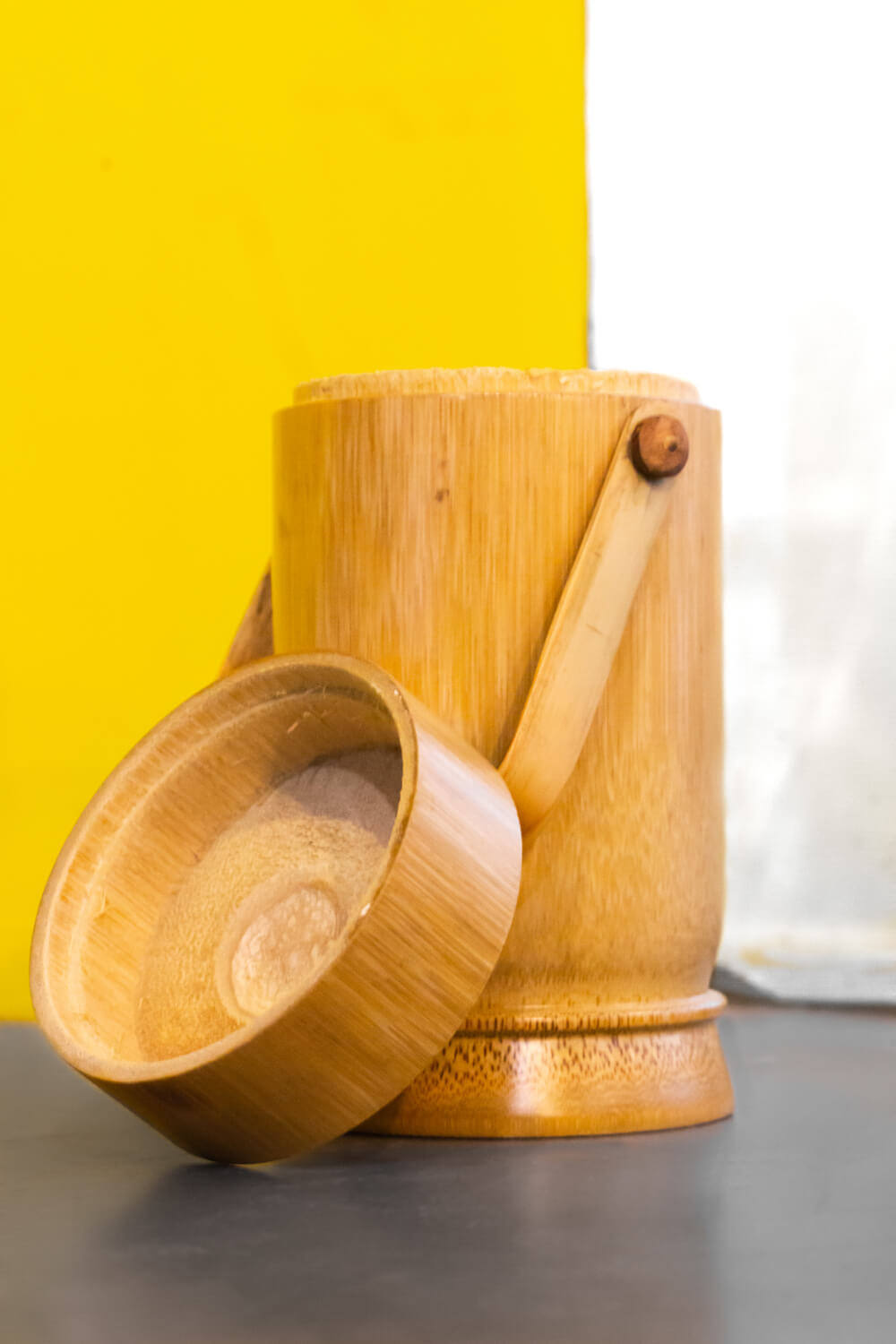 Bamboo Container round shape