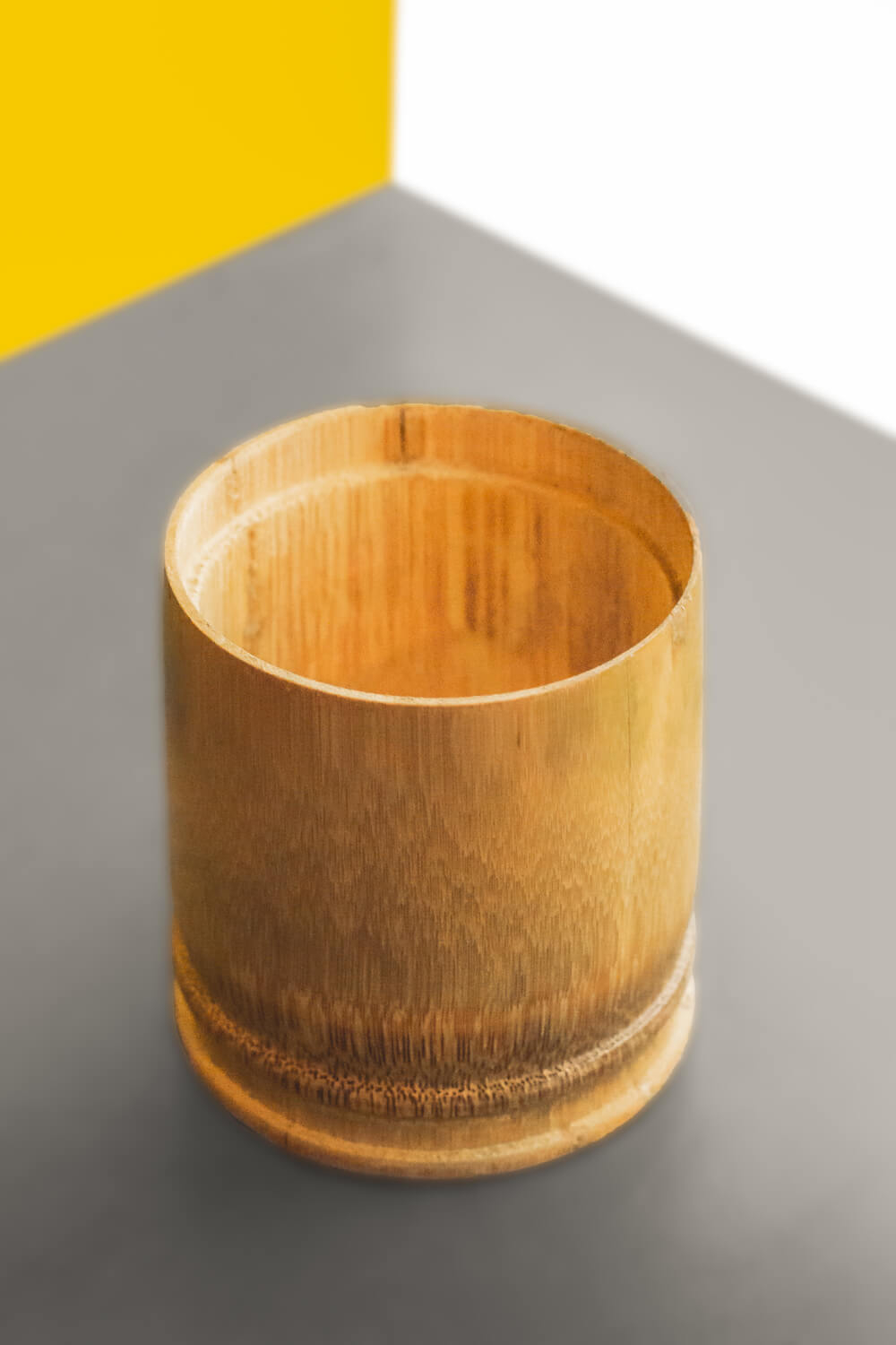 Bamboo planter round big shape