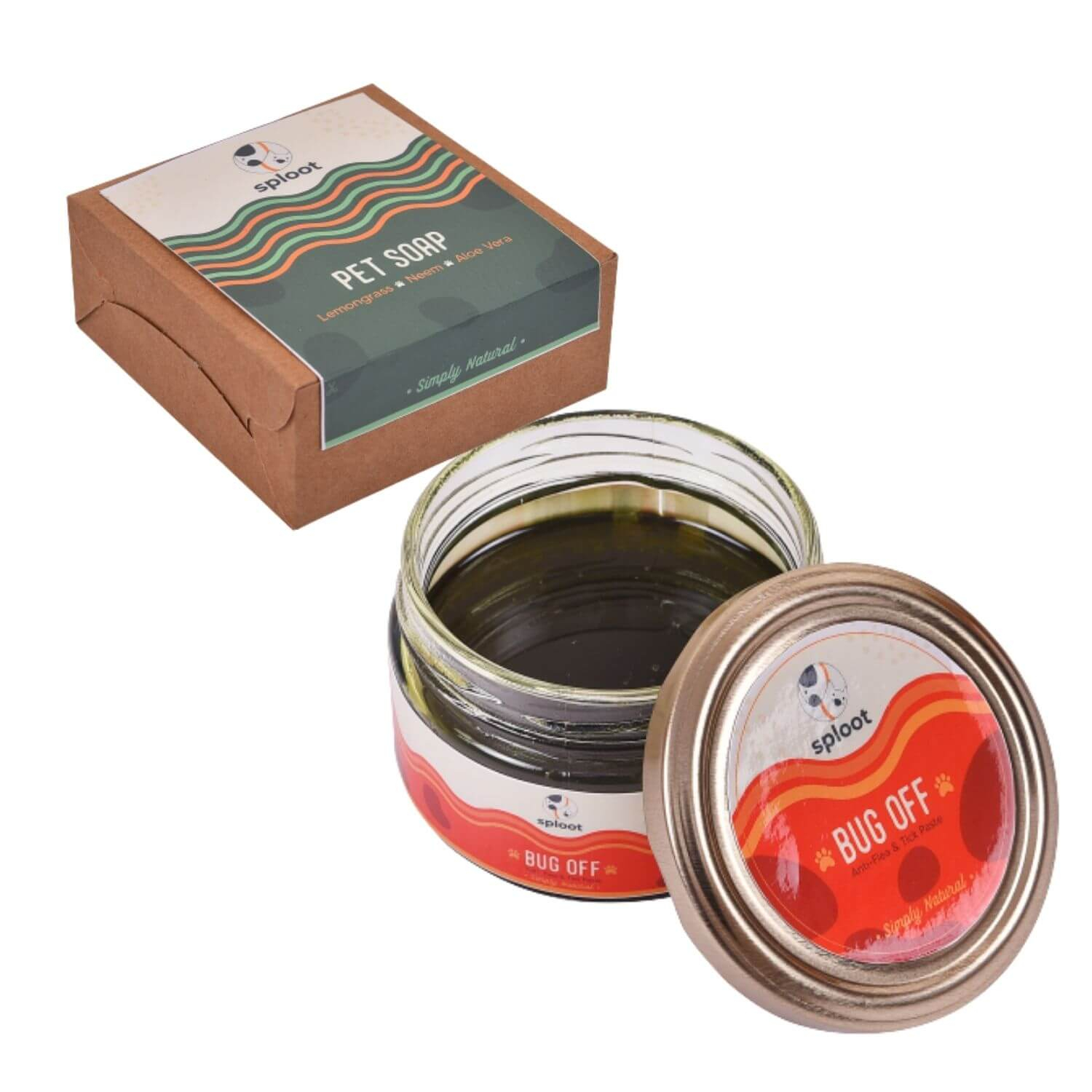 Bug Off  (155gm) + Pet Soap - Lemongrass, Neem, Aloe Vera (115gm) Combo Pack