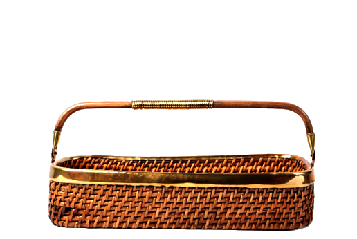 Rustic Cane Fruit cum Bread Basket ( Rectangle 11