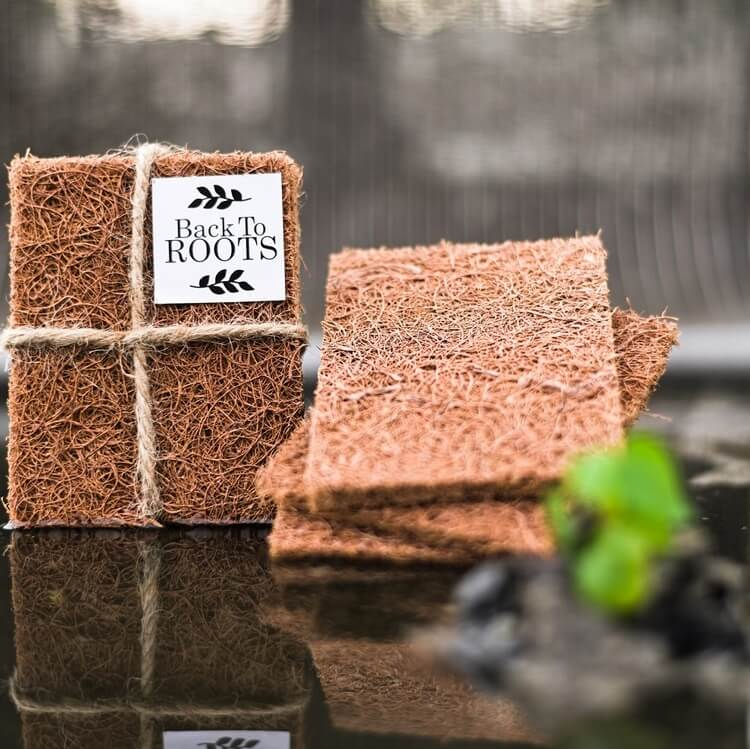 Coco Coir Vessel/Utensil Scrubber | Cleaning Scrub | Pack of 3