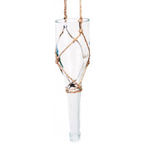 Hand Made Hanging Glass Planter (Transparent)