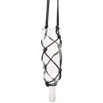 Upcycled Indoor cum Outdoor Hanging Glass Planter (Transparent)