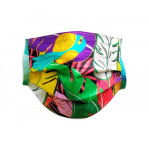 Organic Reversible Pleated Face Mask - Single