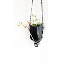 Indoor cum Outdoor Hanging Planter (Green)