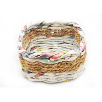 Mixed Media Square Basket (Large)