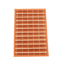 Bamboo Placemats - Orange Stripes (30 X 45 cms)
