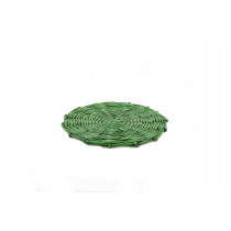 Handmade Round Coaster - Medium (Green)
