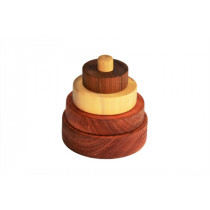 Thasvi Three Discs Stacker (Natural)