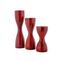 Candle Holder - Triune (Red - Set of 3)