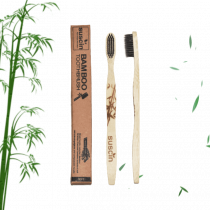 Premium Bamboo AQUILA Toothbrush – Set of 2