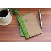 A6 Paperback Notebook - Set of 3 (Solid Sea Green)