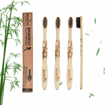 Premium Bamboo NOVA Toothbrush – Set of 4