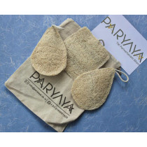 Paryaya Natural Loofah Set of 3