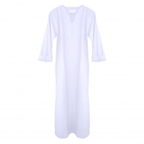 Wisdom Long Tunic Cotton Kurta - Off white
