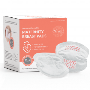 Sirona Premium Disposable Maternity Breast Pads - 30 + 6 Pads