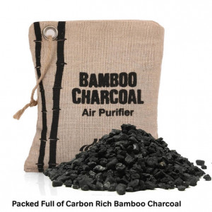 Activated Bamboo Charcoal Air Purifying Bag (Medium) by EcoPlanet Bamboo