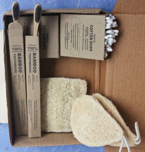 Paryaya Combo 3= 2 Toothbrush+2 Earbuds+3 Loofah