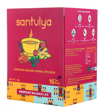 CERTIFIED ORGANIC HERBAL INFUSION 16 TEA BAGS