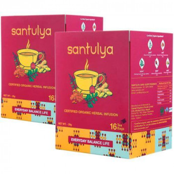 CERTIFIED ORGANIC HERBAL INFUSION 16 TEA BAGS - PACK OF 2