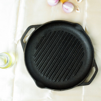 Srong Cast Iron Grill Pan