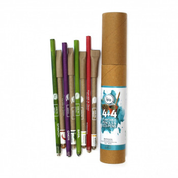 Plantable Stationery Set - 4 Plantable Pencils and 4 Plantable Pens