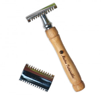 Reusable Bamboo Safety Razor (Double Edged) – Pack of 2