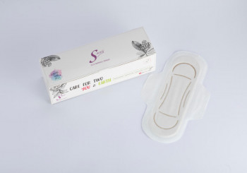 XL Banana Fibre Biodegradable Sanitary Pads with Wings (Regular & Medium Flow) - Pack of 12