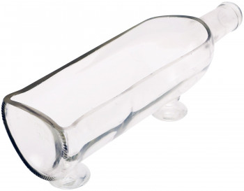 Hand Made Bathroom Storage cum Glass Planter (Transparent)