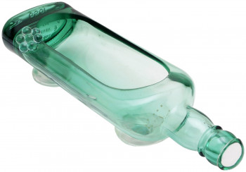 Indoor Glass Planter cum Table Décor (Sea Green)