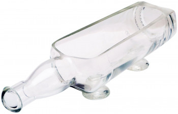 Multipurpose Serveware cum Glass Planter (White)