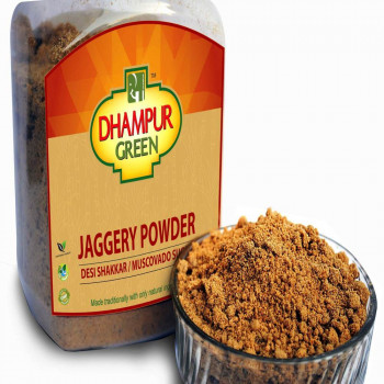 Dhampur Green Jaggery Powder - natural sweetner (Desi Shakkar) - 700 gm