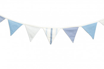 Buntings - Light Blue and White