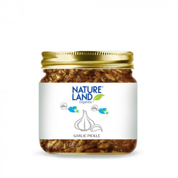 Organic Garlic Pickle (350gm)