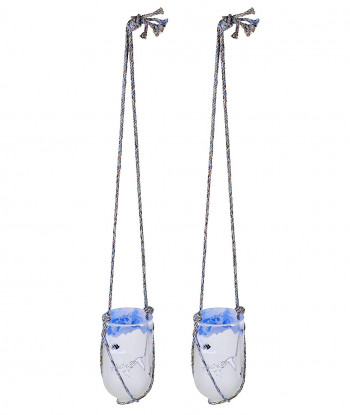 Upcycled Hanging Planter (Clear - Set Of 2)