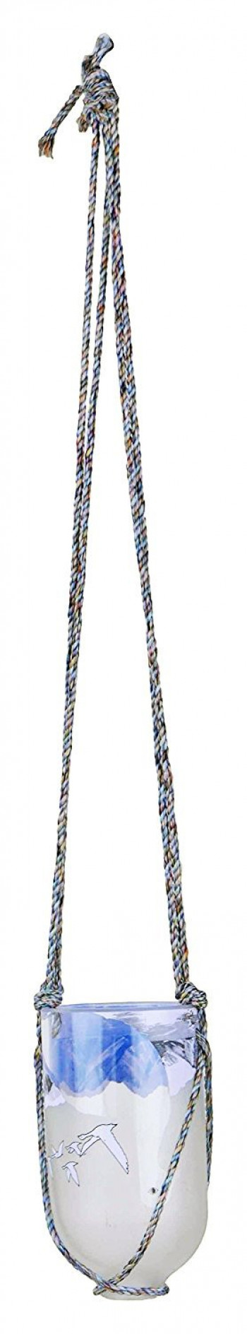 Upcycled Hanging Planter (Clear)