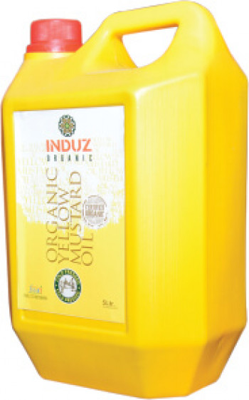 Organic Yellow Mustard Oil (Cold Pressed) - 5 L