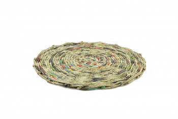 Unique Round Coaster - Extra Large Natural)