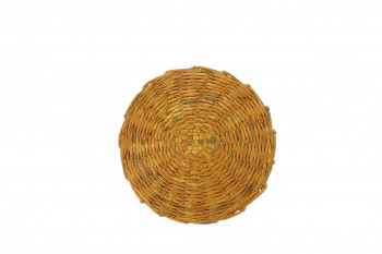 Custom Round Coaster - Large (Yellow)