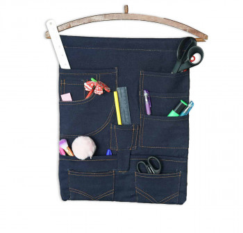 Wall hanging stationery Organizer - 6 pockets
