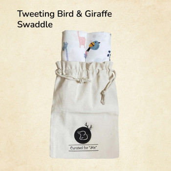 Organic Bamboo Baby Swaddle Set | Pack Of 2