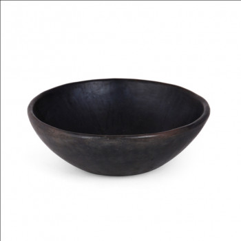 Longpi Stone Serving Bowl Black