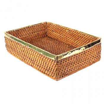 Eco-friendly Cane Jewellery cum Stationary Box (Rectangle 18" x 11")