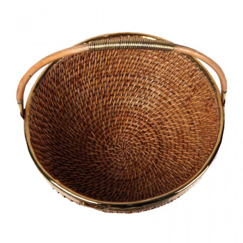 Eco-friendly Cane Deep Bowl (Round 14")