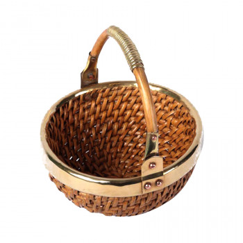 Natural Cane Deep Bowl (Round 8")