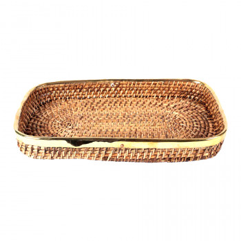 Natural Cane Tray (Rectangle 16" x 10")